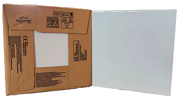 Losa Cerámica Blanco Brillo 20x20