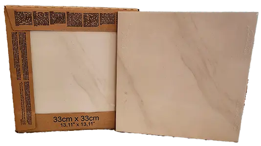 Losa Cerámica Samos Blanco Brillo (caja) 1.45 mts