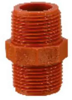Nipple corto macho PP 3/4 plg