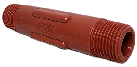 Nipple largo macho PP 3/4 plg 10 cm