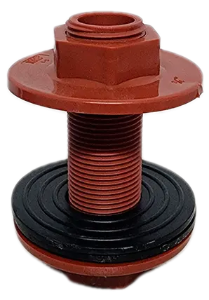 Adaptador S-tanque PP 1 plg